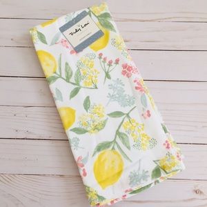 Truly Lou Essentials Lemon & Floral Kitchen Towels